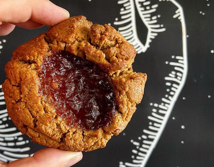 Dark Hall's PB+J vegan/gluten-free cookie is the jam.